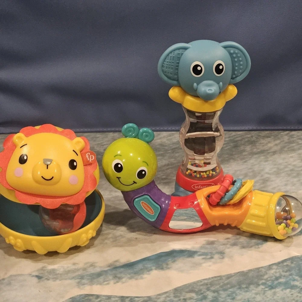 Infantino Fisher Price VTech Baby Toy Lot Light Up‎ Sensory Toy Elephant Lion